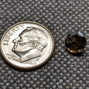 Deep Smoky Quartz Round Cut